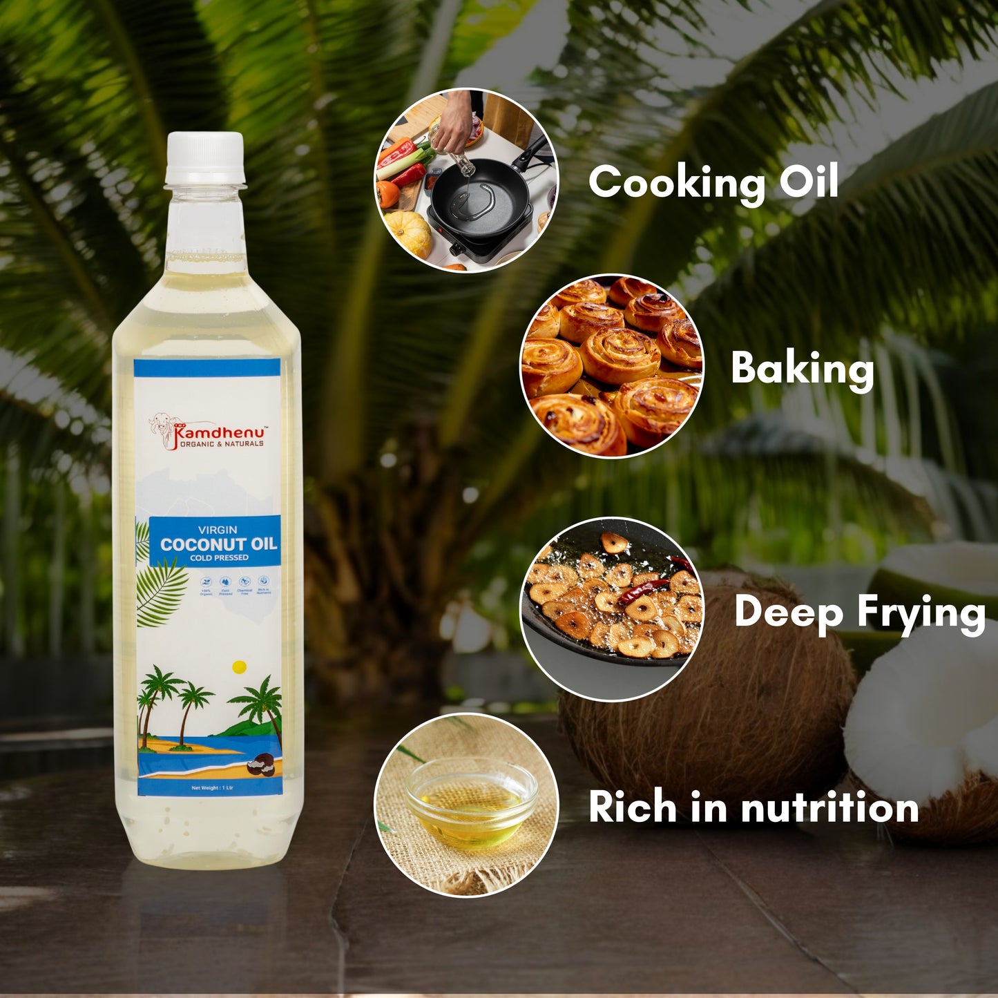 Virgin coconut oil