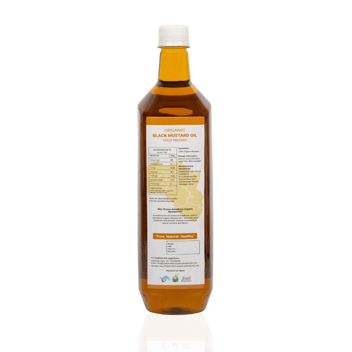 Organic mustard oil